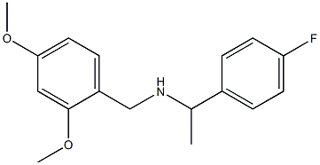[(2,4-dimethoxyphenyl)methyl][1-(4-fluorophenyl)ethyl]amine 结构式