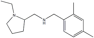 [(2,4-dimethylphenyl)methyl][(1-ethylpyrrolidin-2-yl)methyl]amine 结构式