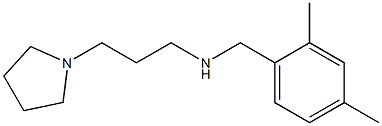 [(2,4-dimethylphenyl)methyl][3-(pyrrolidin-1-yl)propyl]amine 结构式