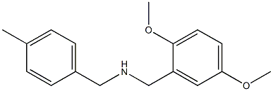 [(2,5-dimethoxyphenyl)methyl][(4-methylphenyl)methyl]amine 结构式