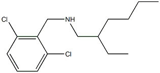 [(2,6-dichlorophenyl)methyl](2-ethylhexyl)amine 结构式