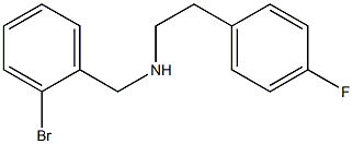 [(2-bromophenyl)methyl][2-(4-fluorophenyl)ethyl]amine 结构式