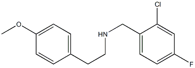 [(2-chloro-4-fluorophenyl)methyl][2-(4-methoxyphenyl)ethyl]amine 结构式