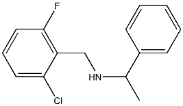 [(2-chloro-6-fluorophenyl)methyl](1-phenylethyl)amine 结构式