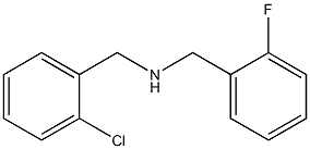 [(2-chlorophenyl)methyl][(2-fluorophenyl)methyl]amine 结构式