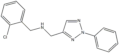 [(2-chlorophenyl)methyl][(2-phenyl-2H-1,2,3-triazol-4-yl)methyl]amine 结构式