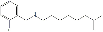 [(2-fluorophenyl)methyl](7-methyloctyl)amine 结构式