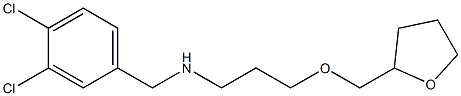 [(3,4-dichlorophenyl)methyl][3-(oxolan-2-ylmethoxy)propyl]amine 结构式