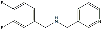 [(3,4-difluorophenyl)methyl](pyridin-3-ylmethyl)amine 结构式