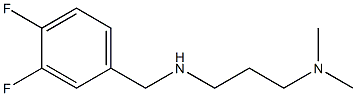 [(3,4-difluorophenyl)methyl][3-(dimethylamino)propyl]amine 结构式
