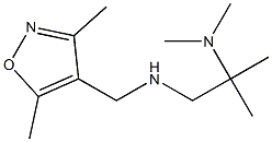 [(3,5-dimethyl-1,2-oxazol-4-yl)methyl][2-(dimethylamino)-2-methylpropyl]amine 结构式