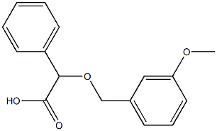 [(3-methoxybenzyl)oxy](phenyl)acetic acid 结构式