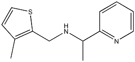 [(3-methylthiophen-2-yl)methyl][1-(pyridin-2-yl)ethyl]amine 结构式