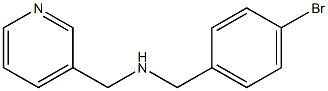 [(4-bromophenyl)methyl](pyridin-3-ylmethyl)amine 结构式