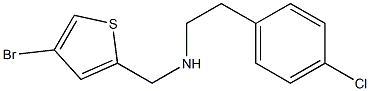 [(4-bromothiophen-2-yl)methyl][2-(4-chlorophenyl)ethyl]amine 结构式