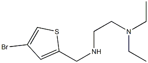 [(4-bromothiophen-2-yl)methyl][2-(diethylamino)ethyl]amine 结构式
