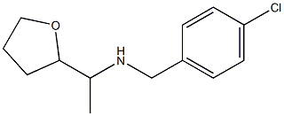 [(4-chlorophenyl)methyl][1-(oxolan-2-yl)ethyl]amine 结构式