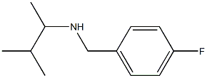 [(4-fluorophenyl)methyl](3-methylbutan-2-yl)amine 结构式