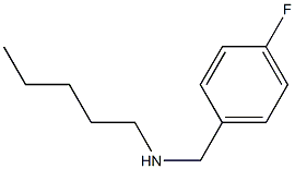 [(4-fluorophenyl)methyl](pentyl)amine 结构式