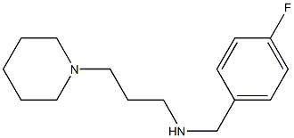 [(4-fluorophenyl)methyl][3-(piperidin-1-yl)propyl]amine 结构式