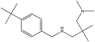 [(4-tert-butylphenyl)methyl]({2-[(dimethylamino)methyl]-2-methylpropyl})amine 结构式