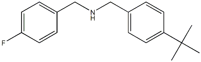 [(4-tert-butylphenyl)methyl][(4-fluorophenyl)methyl]amine 结构式