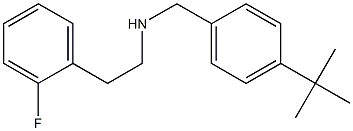 [(4-tert-butylphenyl)methyl][2-(2-fluorophenyl)ethyl]amine 结构式