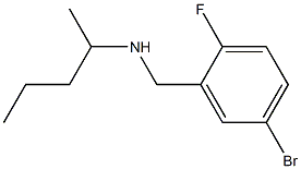 [(5-bromo-2-fluorophenyl)methyl](pentan-2-yl)amine 结构式