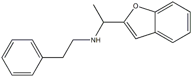 [1-(1-benzofuran-2-yl)ethyl](2-phenylethyl)amine 结构式