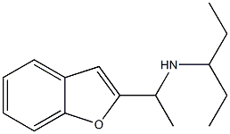 [1-(1-benzofuran-2-yl)ethyl](pentan-3-yl)amine 结构式