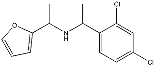 [1-(2,4-dichlorophenyl)ethyl][1-(furan-2-yl)ethyl]amine 结构式