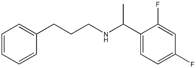 [1-(2,4-difluorophenyl)ethyl](3-phenylpropyl)amine 结构式