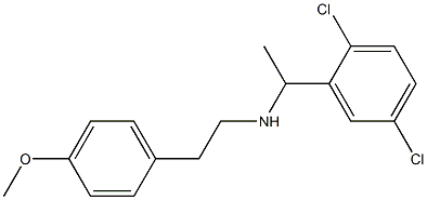 [1-(2,5-dichlorophenyl)ethyl][2-(4-methoxyphenyl)ethyl]amine 结构式