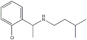 [1-(2-chlorophenyl)ethyl](3-methylbutyl)amine 结构式
