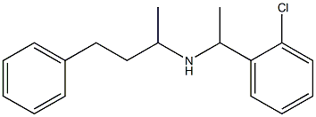 [1-(2-chlorophenyl)ethyl](4-phenylbutan-2-yl)amine 结构式