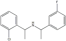 [1-(2-chlorophenyl)ethyl][1-(3-fluorophenyl)ethyl]amine 结构式