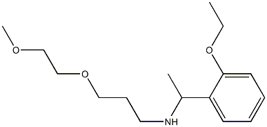 [1-(2-ethoxyphenyl)ethyl][3-(2-methoxyethoxy)propyl]amine 结构式