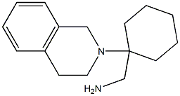 [1-(3,4-dihydroisoquinolin-2(1H)-yl)cyclohexyl]methylamine 结构式