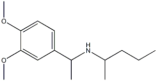 [1-(3,4-dimethoxyphenyl)ethyl](pentan-2-yl)amine 结构式