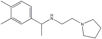 [1-(3,4-dimethylphenyl)ethyl][2-(pyrrolidin-1-yl)ethyl]amine 结构式