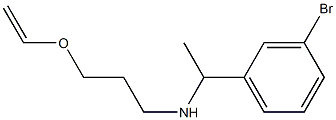 [1-(3-bromophenyl)ethyl][3-(ethenyloxy)propyl]amine 结构式