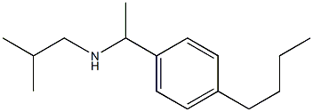 [1-(4-butylphenyl)ethyl](2-methylpropyl)amine 结构式