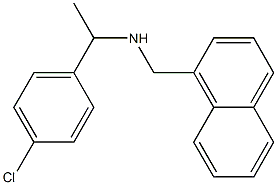 [1-(4-chlorophenyl)ethyl](naphthalen-1-ylmethyl)amine 结构式