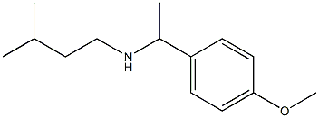 [1-(4-methoxyphenyl)ethyl](3-methylbutyl)amine 结构式