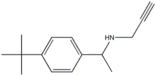 [1-(4-tert-butylphenyl)ethyl](prop-2-yn-1-yl)amine 结构式