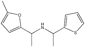 [1-(5-methylfuran-2-yl)ethyl][1-(thiophen-2-yl)ethyl]amine 结构式