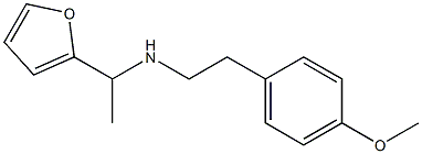 [1-(furan-2-yl)ethyl][2-(4-methoxyphenyl)ethyl]amine 结构式