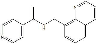 [1-(pyridin-4-yl)ethyl](quinolin-8-ylmethyl)amine 结构式