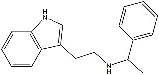 [2-(1H-indol-3-yl)ethyl](1-phenylethyl)amine 结构式