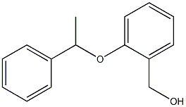 [2-(1-phenylethoxy)phenyl]methanol 结构式